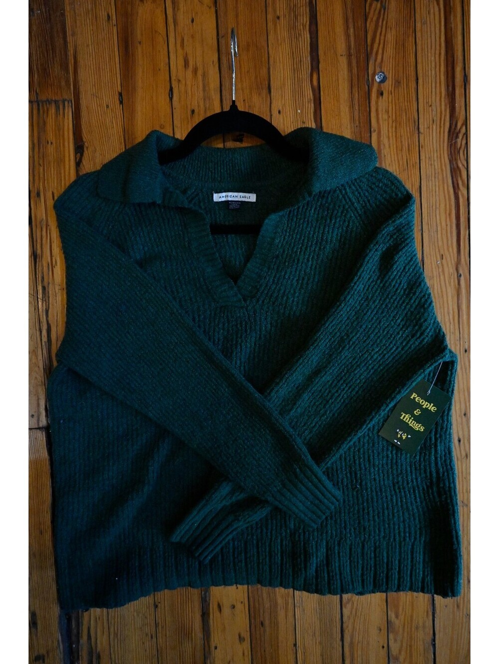 American Eagle Forest Green Sweater X-Small